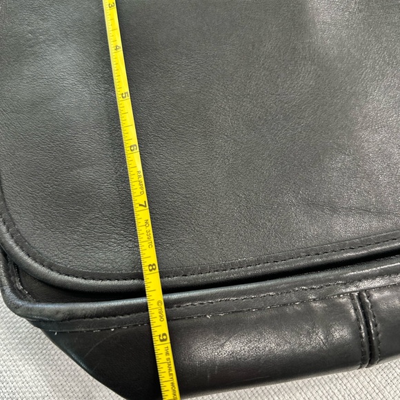 Coach Vintage Black Leather Women's Satchel - Picture 12 of 16